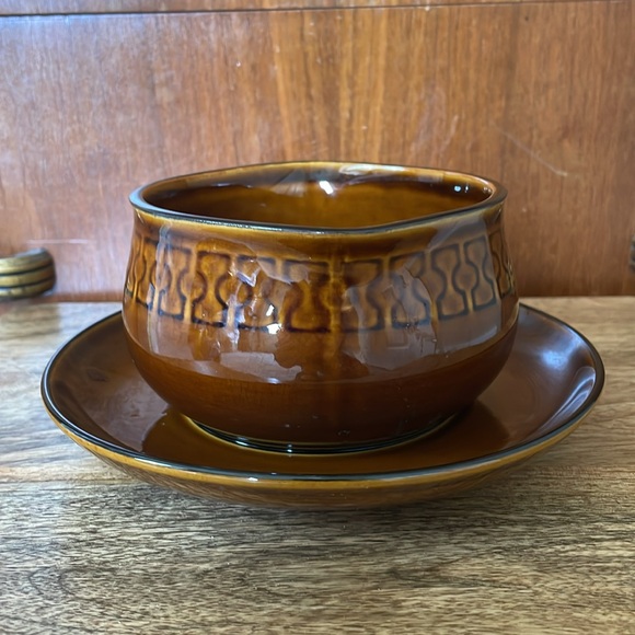 🤎VTG Cambrian Stoneware Sauce Dish, Made in Japan - Picture 4 of 6